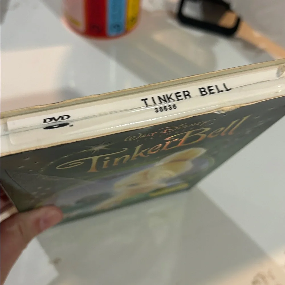 Disney Tinker Bell Green Fairy DVD Cover - pre owned good condition